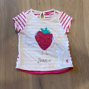 Girls Strawberry 🍓 Joules Top